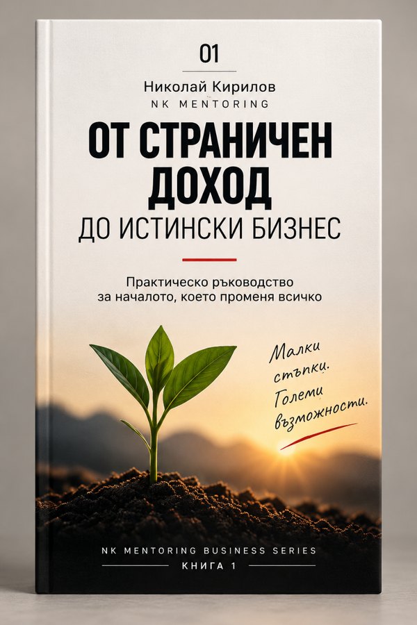 Корица: От страничен доход до истински бизнес — Николай Кирилов